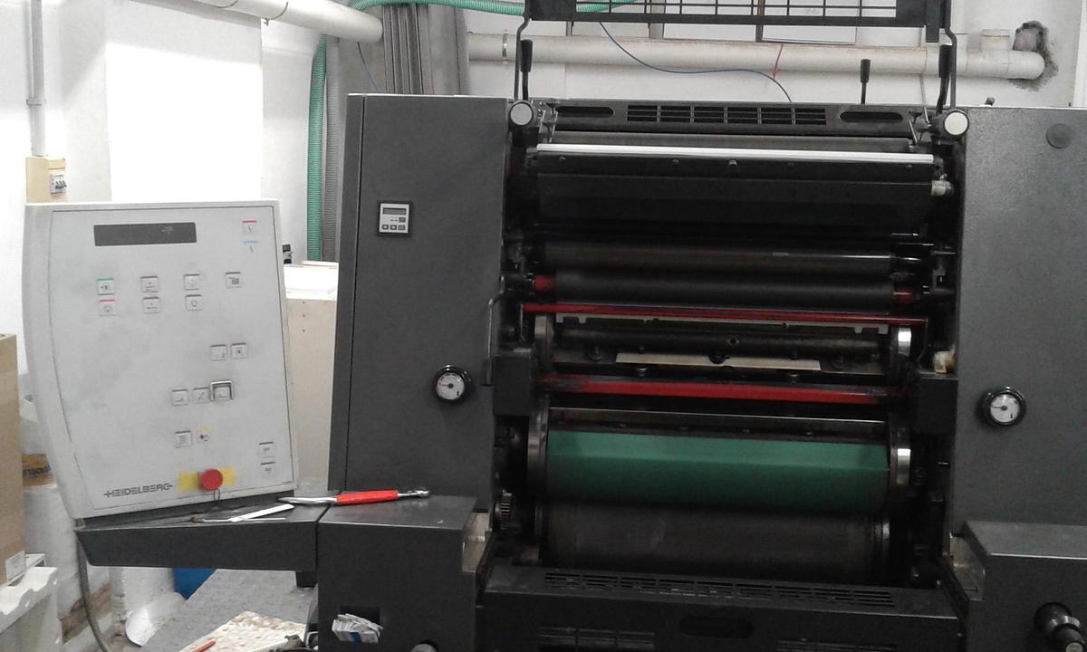 Used 2001 Heidelberg GTO 52-2-P offset printing machine