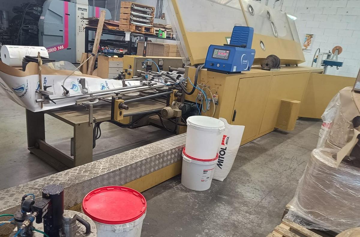 Used (visible in production) 2000 CURIONI SUN MASTER 540 - square bottom paper bag making machine with twisted handles unit | !!!GREAT PRICE FOR FAST SALE!!!
