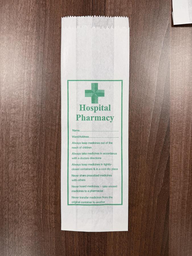 Used (visible in production) COBDEN CHADWICK Flat & satchel paper bag making machine with 2 col. flexo