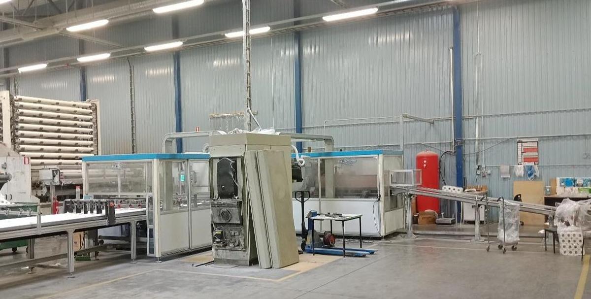 Used TMC (Italy) Packaging line for tissue rolls