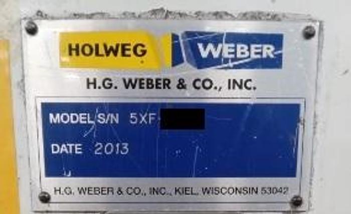 Used (visible in production) 2013 HOLWEG WEBER 5XF