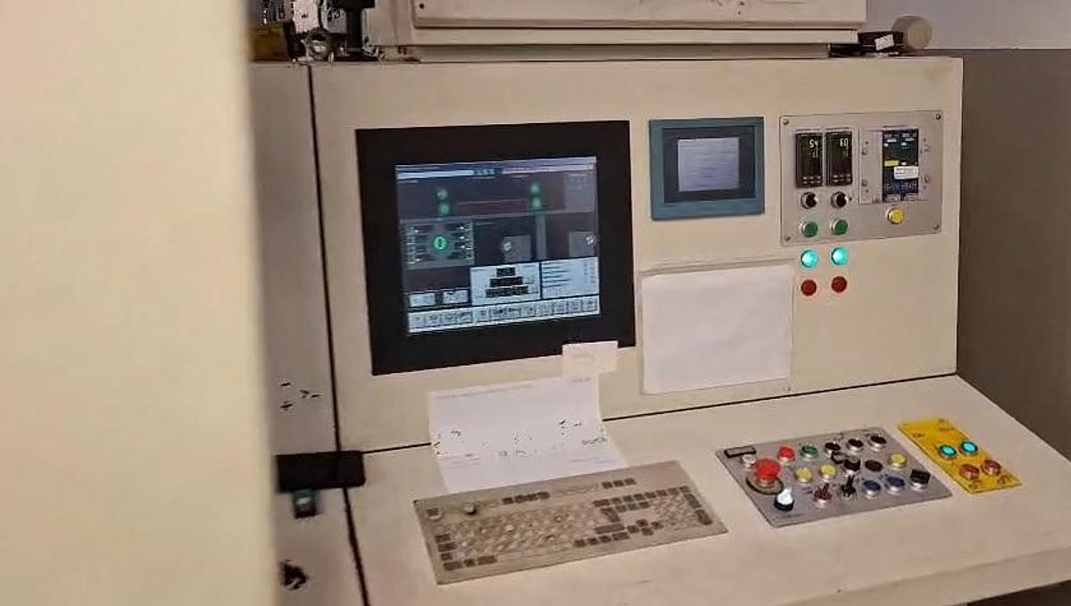 Used (visible in production) 2003 Flexotecnica Tachys-G (gearless) 8 colors C.I. flexo (1300 mm)