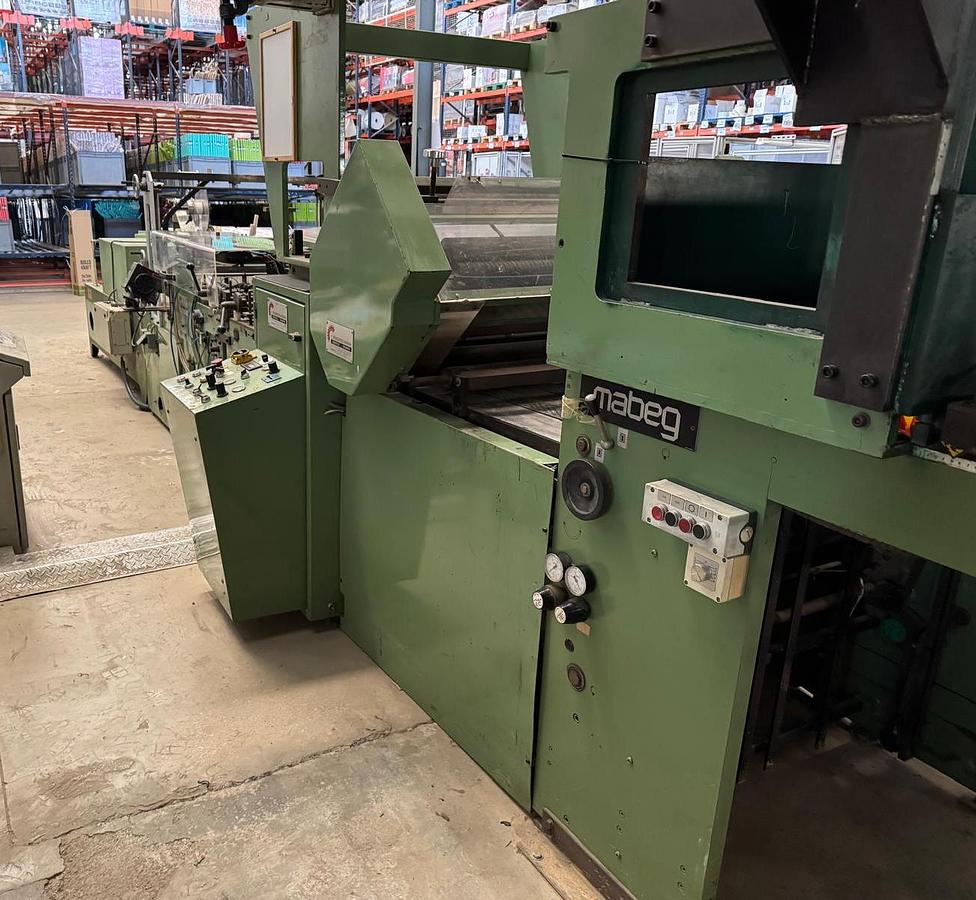 Used (visible in production) 1992 BRAGERNES Gift Wrapping Paper Roll Production Machine