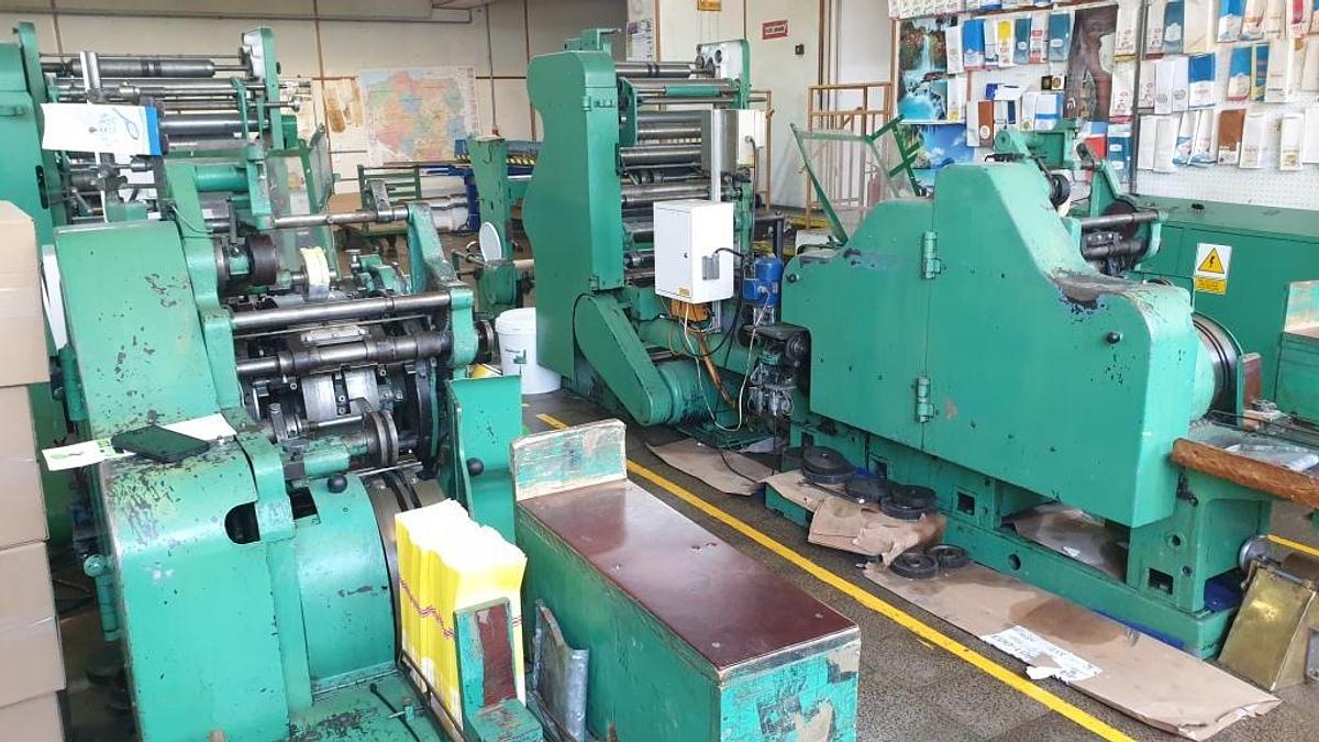 Used (assembled but no longer visible in production) WINDMÖLLER & HÖLSCHER (W&H) TRIUMPH 1  | SOS paper bag making machine