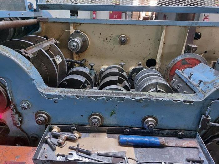 Used (assembled but no longer visible in production) 1968 WINDMÖLLER & HÖLSCHER (W&H) TRIUMPH 3 - SOS paper bag making machine