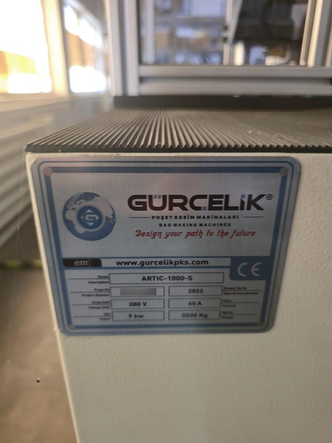Used 2022 GÜRÇELİK ARCTIC- 1000-S Side Sealing Bag Cutting Machine
