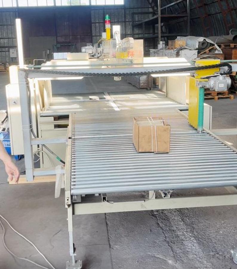 Used 2006 EMMEPI PC 1650/2 Compact  | Automatic Jogger & Strapping Machine for Corrugated Cardboard Packages