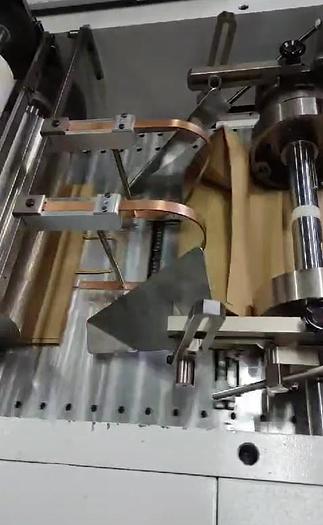 Used 2020 CURIONI SUN MASTER 540 - Reel fed Square bottom paper bag making machine with in line twisted handle unit