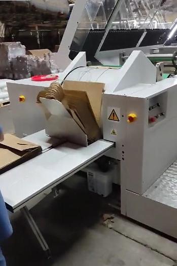 Used 2020 CURIONI SUN MASTER 540 - Reel fed Square bottom paper bag making machine with in line twisted handle unit