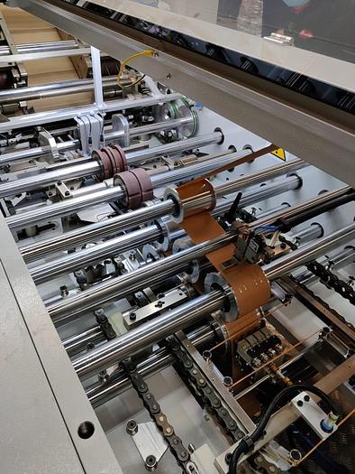 Used 2020 CURIONI SUN MASTER 540 - Reel fed Square bottom paper bag making machine with in line twisted handle unit