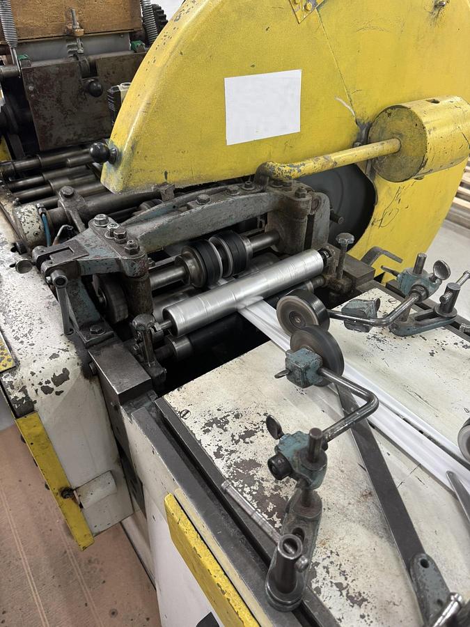Used (visible in production) W&H MATADOR 26 with in-line flexo printer | Flat and gusseted paper bag making machine