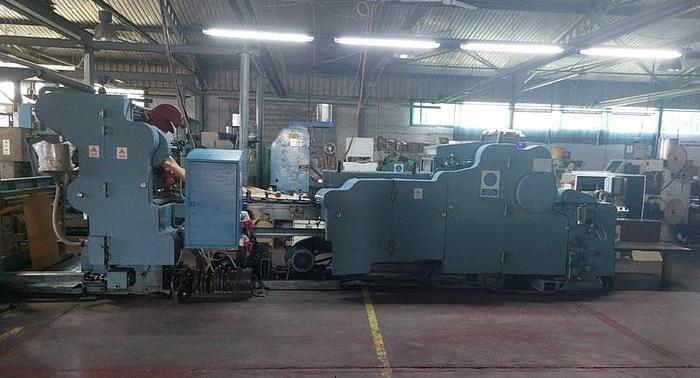 Used (assembled but no longer visible in production) 1968 WINDMÖLLER & HÖLSCHER (W&H) TRIUMPH 3 - SOS paper bag making machine