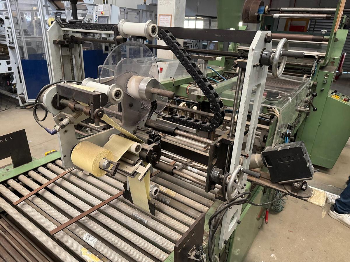 Used (visible in production) 1992 BRAGERNES Gift Wrapping Paper Roll Production Machine
