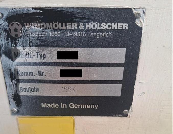 Used (visible in production) 1994 WINDMÖLLER & HÖLSCHER (W&H) TRIUMPH 5QT