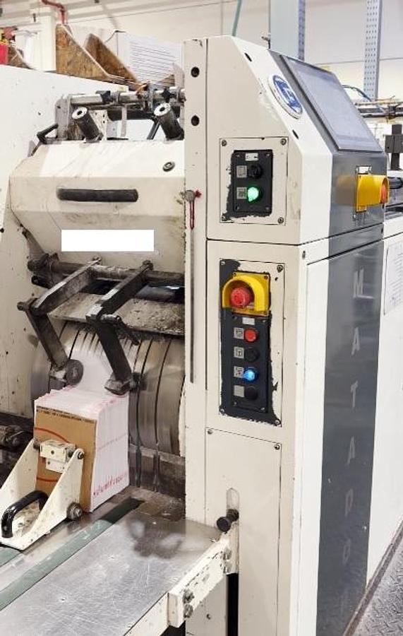 Used (visible in production) 2017 GARANT MATADOR NG/SERVO (with window unit)| Flat and satchel paper bag machine