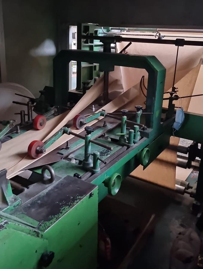 Used (visible in production) 2003 MANZONI SERIANA 31 with in-line 4 colors flexo printer