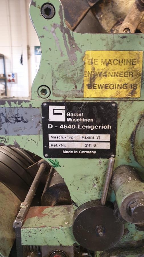 Used (visible in production) Fischer and Kecke Maxima 31 + WH QMS 992  flexo printer ( Flat & Satchel bag machine )