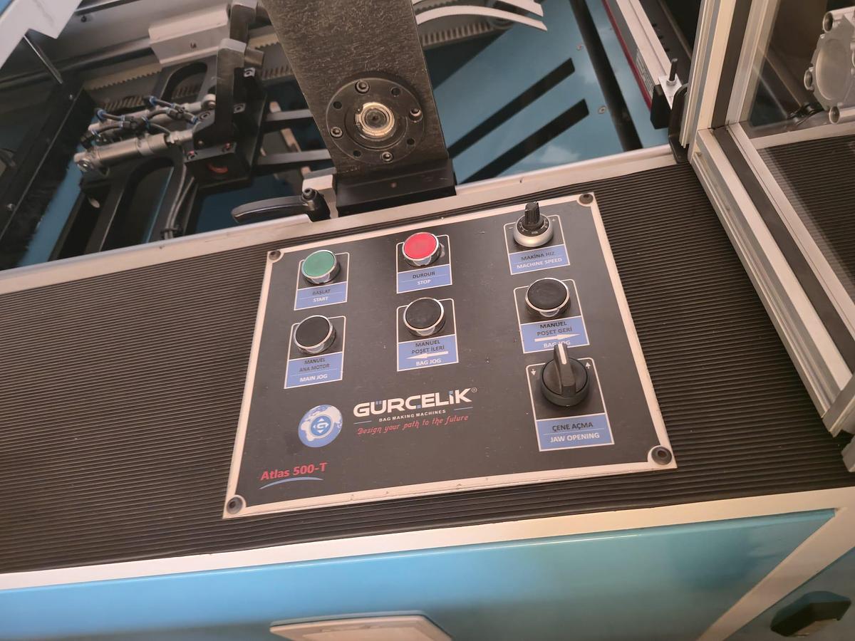 Used GÜRÇELİK ARLAS 500-T | T-Shirt Bag Cutting Machine (year 2022 but never used / like new)