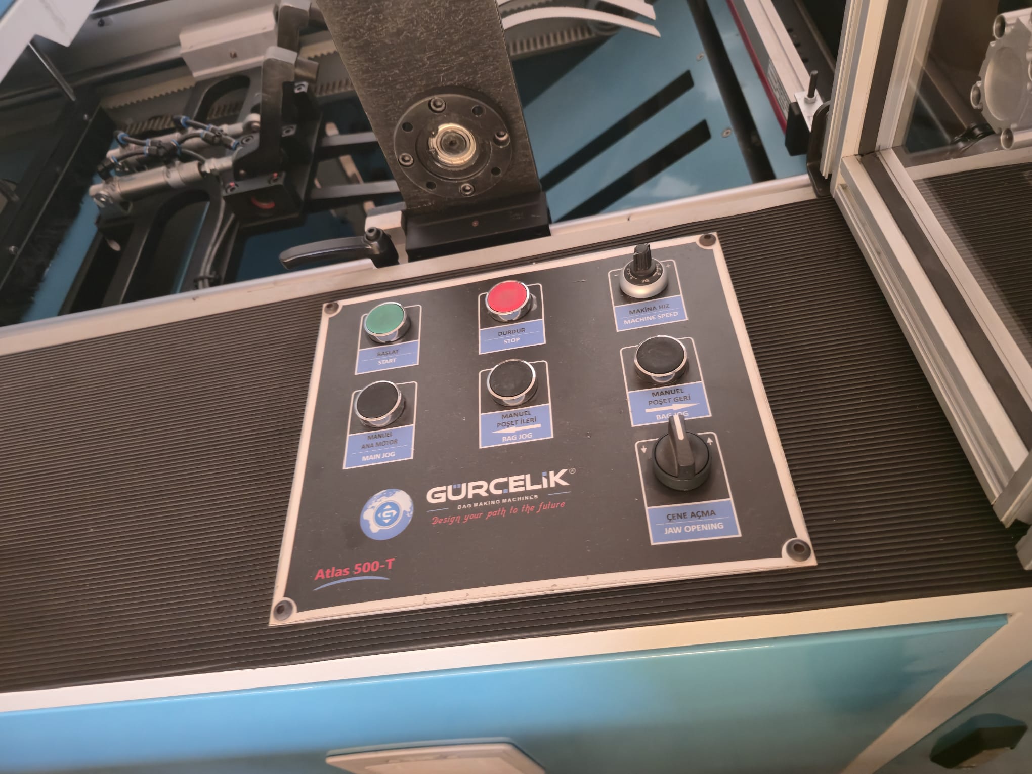 Used GÜRÇELİK ARLAS 500-T | T-Shirt Bag Cutting Machine (year 2022 but never used / like new)