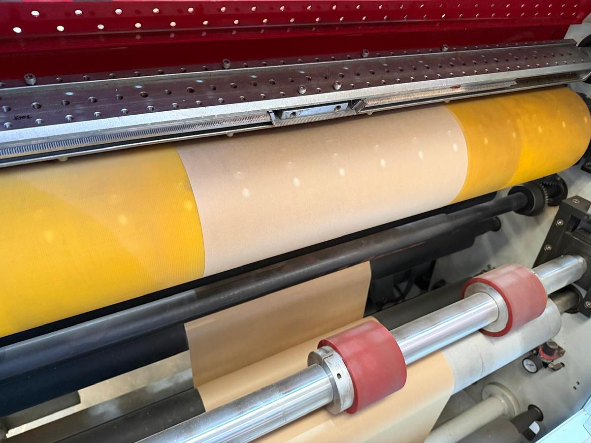 Used 2023 MTED RZJD-350J Flat and Satchel Paper Bag Machine with window unit and 4 Colors in-line flexo