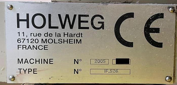 Used (visible in production) 2005 Holweg RS26 with in line 4 col. flexo IF526 & window device