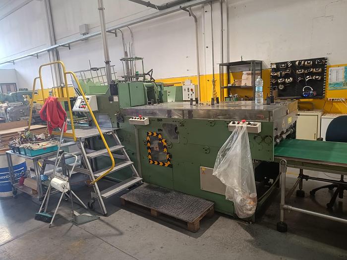 Used PCM Krause 222 | Vacuum cleaner bag finishing machine (for application of cardboard collars and folding end of the bags)