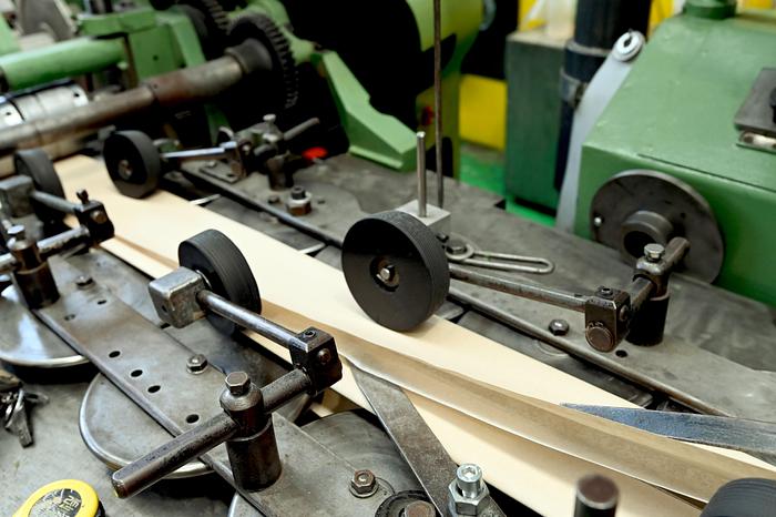 Used (visible in production) W&H TRIUMPH 3 with in-line 3 col. flexo | Square bottom paper bag making machine