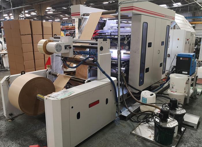 Used 2022 SOMTAS BAG MASTER LX SERVOTECH | with 4 COL. FLEXO | with WINDOW DEVICE - flat & satchel paper bag machine