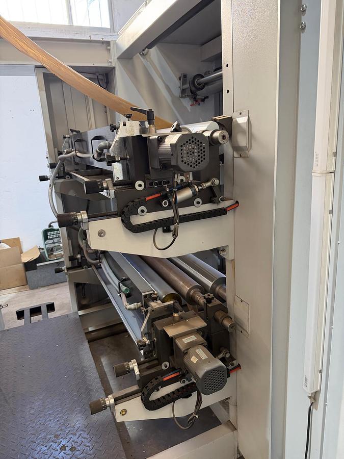 Used 2023 MTED RZJD-350J Flat and Satchel Paper Bag Machine with window unit and 4 Colors in-line flexo
