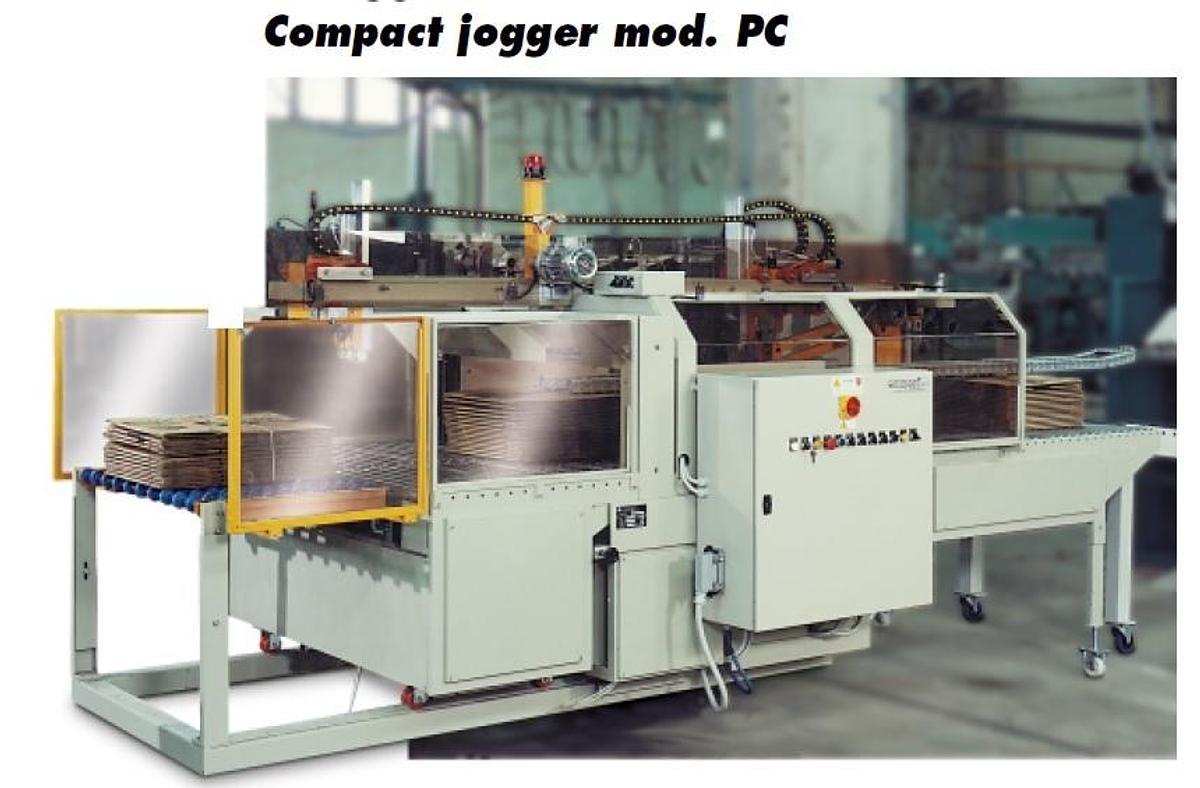 Used 2006 EMMEPI PC 1650/2 Compact  | Automatic Jogger & Strapping Machine for Corrugated Cardboard Packages