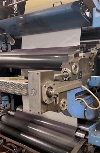 Used (visible in production) 1992 MAF ORION - 6 col. stack flexo 1200 mm