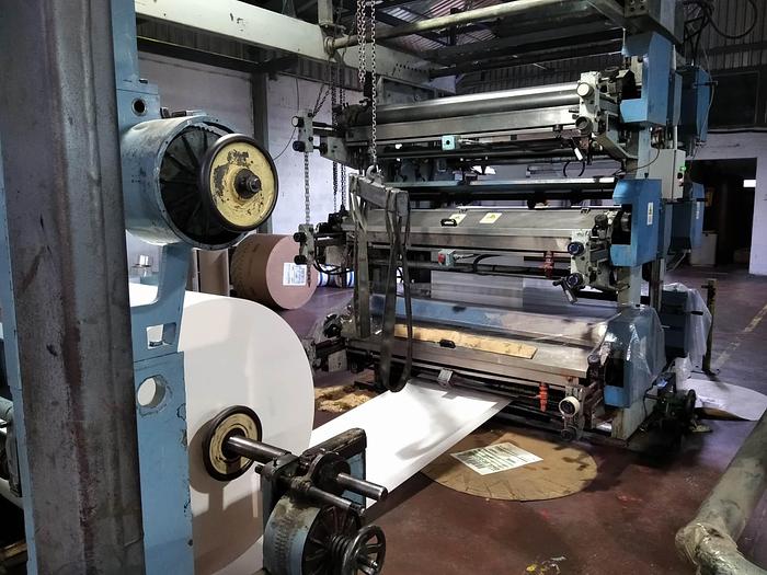 Used (assembled but no longer visible in production) 1968 WINDMÖLLER & HÖLSCHER (W&H) TRIUMPH 3 - SOS paper bag making machine