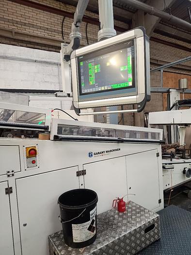 Used (visible in production) 2016 GARANT TRIUMPH 3 MR | Block bottom paper bag making machine (without handles)
