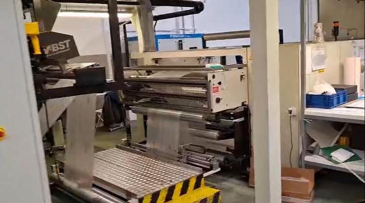 Used (visible in production) 2003 Flexotecnica Tachys-G (gearless) 8 colors C.I. flexo (1300 mm)