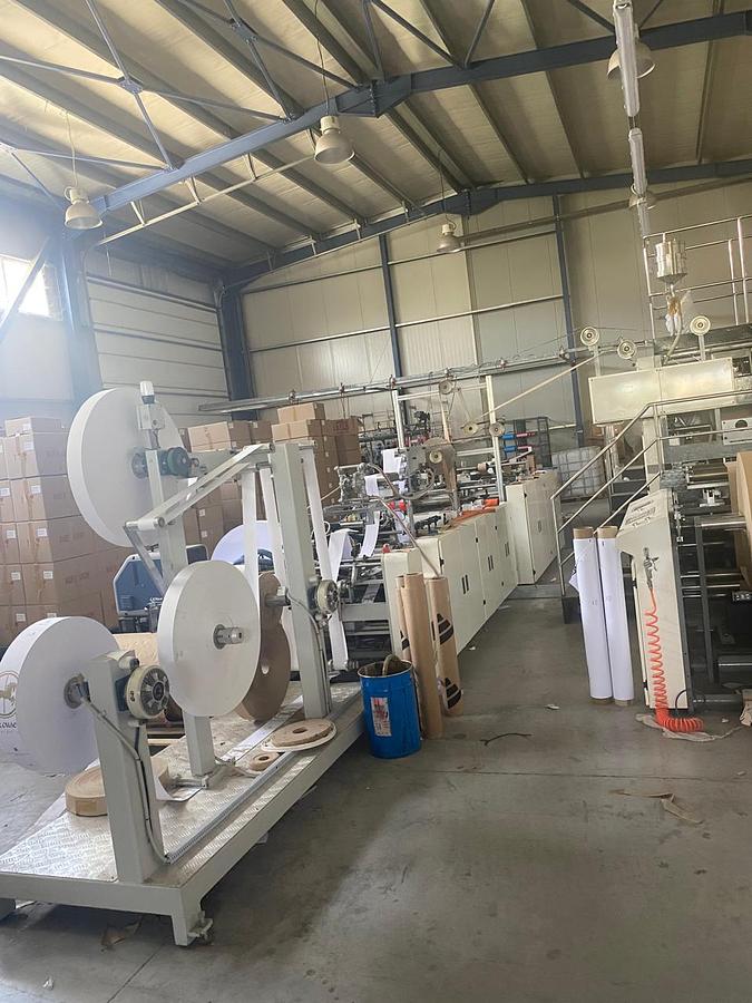 Used (visible in production) 2023 ZNEP ZD-F450Q |  Automatic TWISTED & FLAT handles shopping bag making machine (2 handles unit)