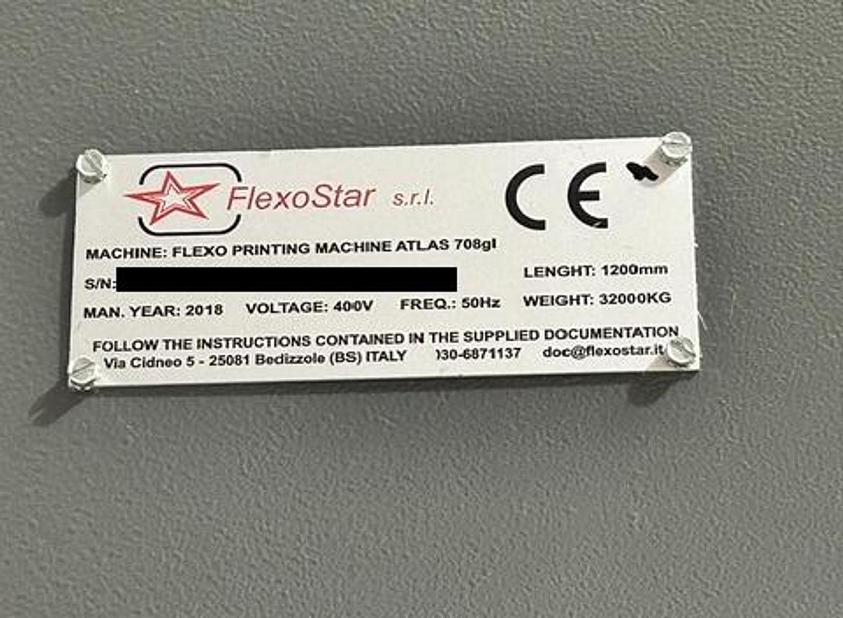 Used 2018 FLEXOSTAR ATLAS 708GL-1200