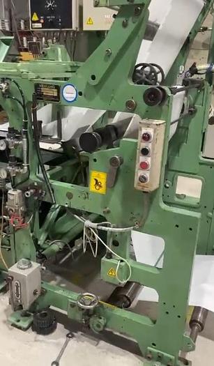 Used (visible in production) 2009 NEWLONG NL-150-Y2 - Square bottom paper bag machine (for SOS bags without handles)