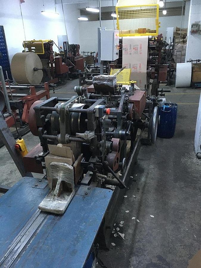 Used HOLWEG Cross bottom (hexagonal) paper bag making machine