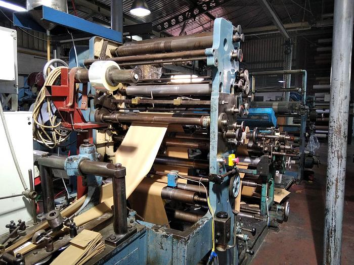 Used WINDMÖLLER & HÖLSCHER (W&H) TRIUMPH 2 with 3 col. in-line flexo | SOS Paper Bag Machine
