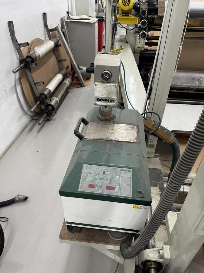 Used (visible in production) HOLWEG RS2 | Flat and gusseted paper bag making machine witn in-line flexo