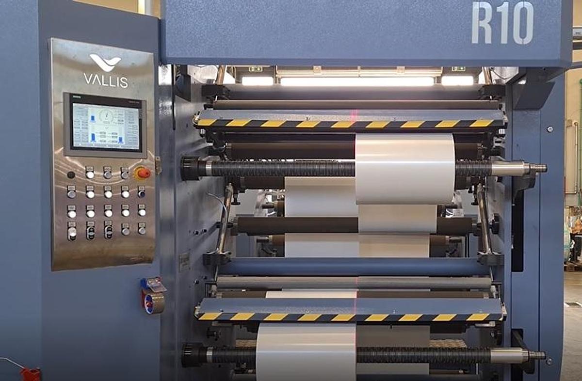2026 VALLIS R10 – Roll slitting and rewinding machine