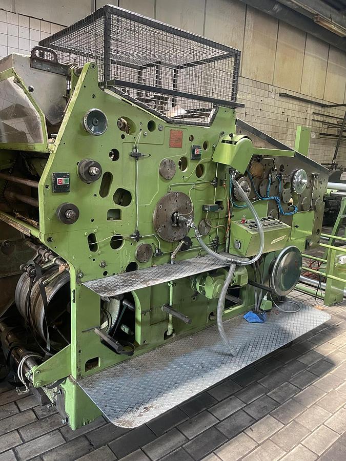 Used (disassembled & stored in warehouse) WINDMÖLLER & HÖLSCHER (W&H) Triumph 5A/SM | square bottom paper bag making machine (with flat handle unit)