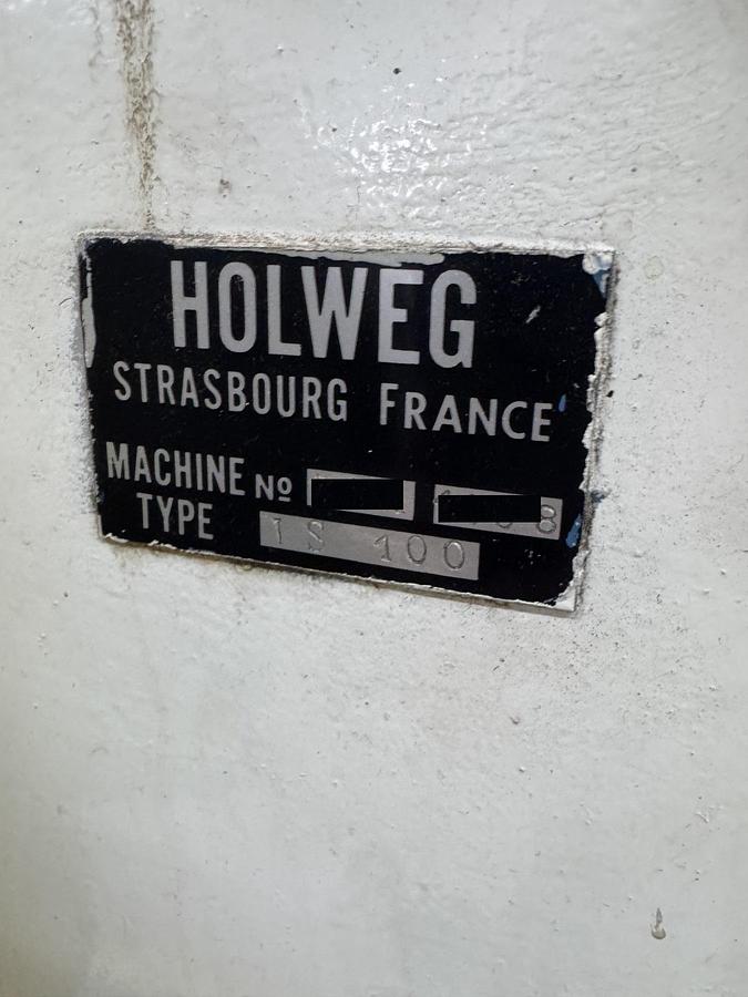 Used (visible in production) HOLWEG RS2 | Flat and gusseted paper bag making machine witn in-line flexo
