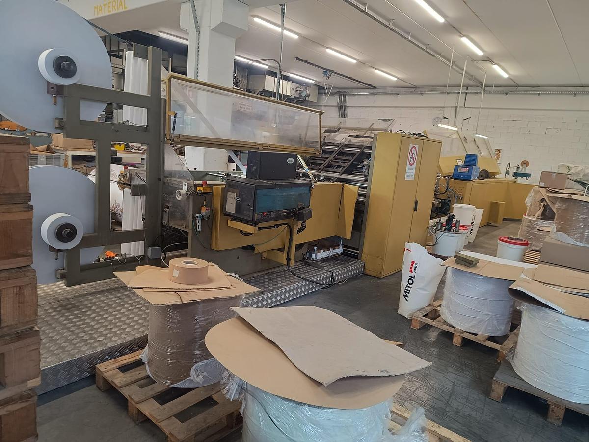 Used (visible in production) 2000 CURIONI SUN MASTER 540 - square bottom paper bag making machine with twisted handles unit | !!!GREAT PRICE FOR FAST SALE!!!