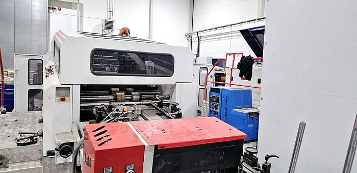 Used (visible in production) 2020 SOMTAS TC 18-46 FLAT HANDLE (Servo) - Square bottom paper bag making machine with FLAT handles