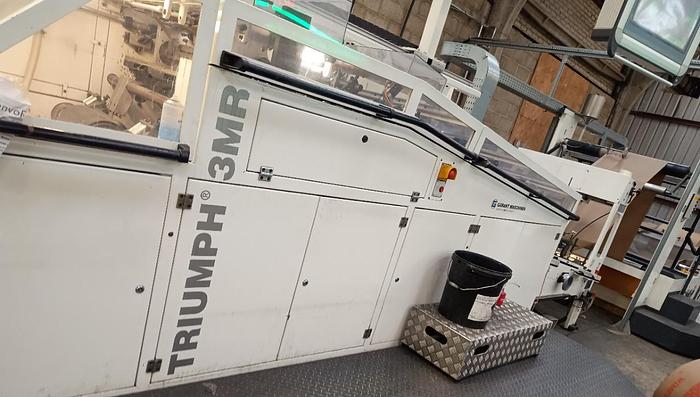 Used (visible in production) 2016 GARANT TRIUMPH 3 MR | Block bottom paper bag making machine (without handles)