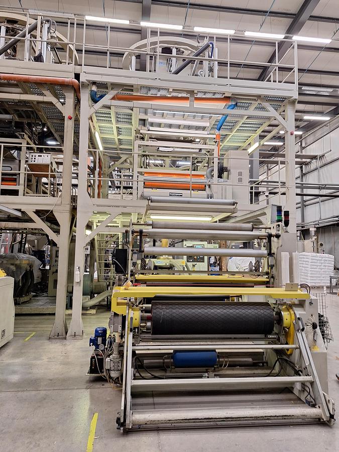 Used 2016 CMG ROTOСOMPACT 70/1400 D-TA-IBC Blow Film Extrusion Line