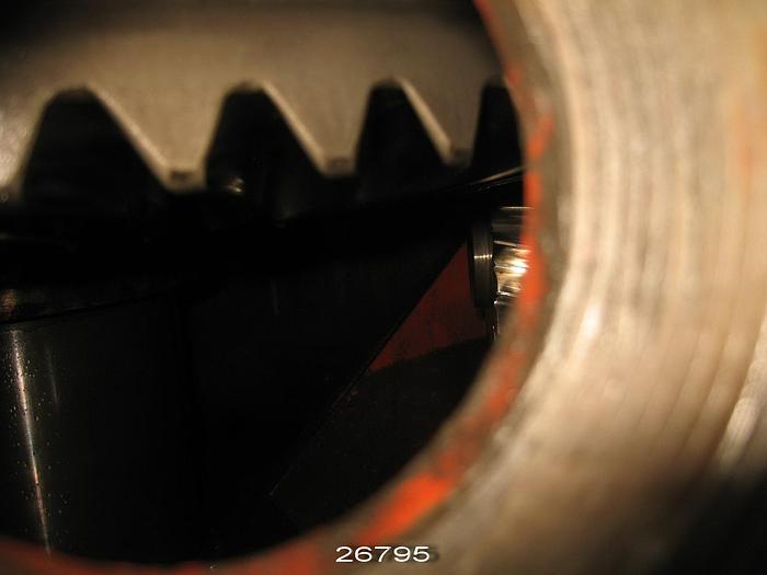 Used Voith Morden 54/43 HOAGV Pulper, 17.5 Feet Diameter (2000 Cubic Feet) All 316L Stainless Steel Tub. Voith Gv-15 Gear Drive With 400 Hp Motor. 200 Rpm Hog Style Stainless Steel Rotor. Extraction Plate Has 0.75" Diameter Holes. New In 1989. #26795