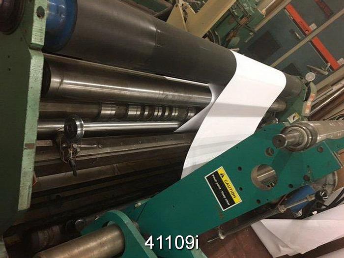 Used Dusenbery 800 Model Duplex Surface Center Slitter Rewinder #41109