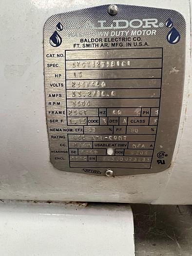 Used WAUKESHA MODEL SP4 SHEAR MILL - S/S - 15 HP